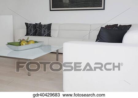 Interiors of a living room View Large Photo Image Stock Image - Interiors of a living room. Fotosearch