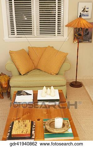Interiors of a living room View Large Photo Image Stock Image - Interiors of a living room. Fotosearch