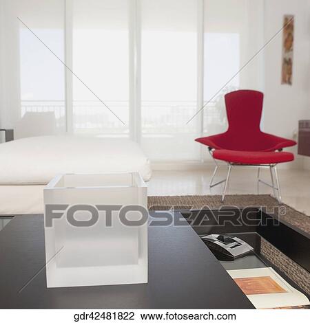 Stock Image - Interiors of a living room. Fotosearch
