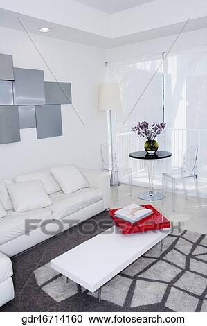 Interiors of a living room View Large Photo Image Stock Image - Interiors of a living room. Fotosearch