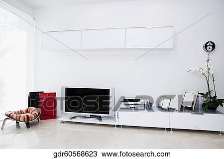 Interiors of a living room View Large Photo Image Stock Image - Interiors of a living room. Fotosearch