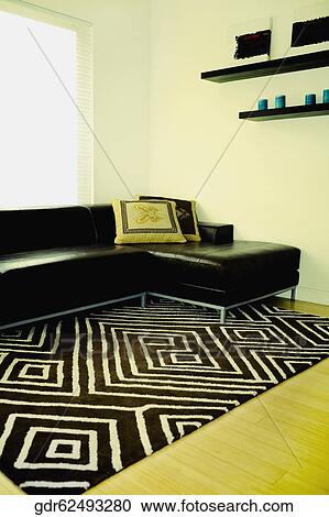 Interiors of a living room View Large Photo Image Stock Image - Interiors of a living room. Fotosearch