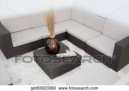 Interiors of a living room View Large Photo Image Stock Image - Interiors of a living room. Fotosearch
