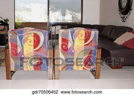 Interiors of a living room View Large Photo Image Stock Image - Interiors of a living room. Fotosearch