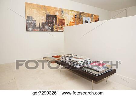 Stock Image - Interiors of a living room. Fotosearch