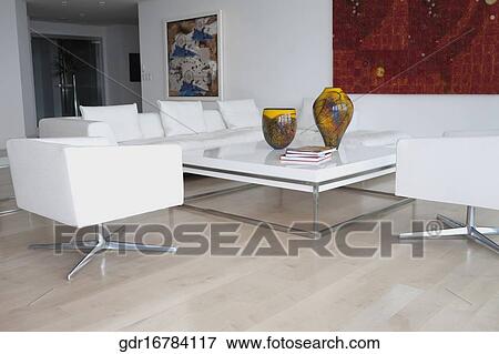 Interiors of a living room View Large Photo Image Stock Photo - Interiors of a living room. Fotosearch