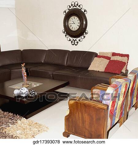 Interiors of a living room View Large Photo Image Stock Photo - Interiors of a living room. Fotosearch