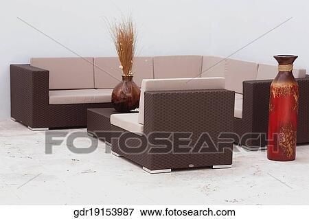 Interiors of a living room View Large Photo Image Stock Photo - Interiors of a living room. Fotosearch