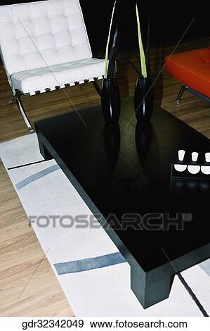 Interiors of a living room View Large Photo Image Stock Photo - Interiors of a living room. Fotosearch