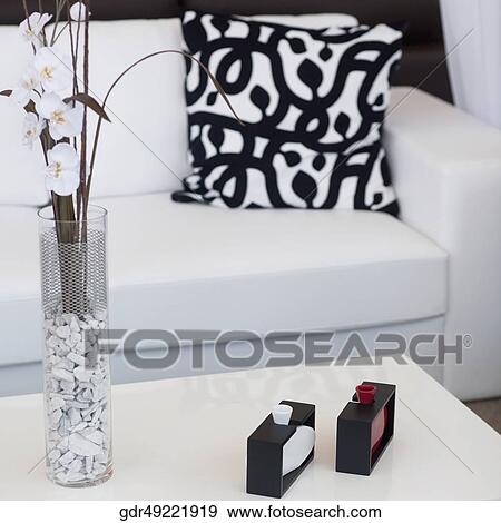 Interiors of a living room View Large Photo Image Stock Photo - Interiors of a living room. Fotosearch