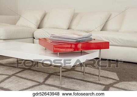 Stock Photo - Interiors of a living room. Fotosearch