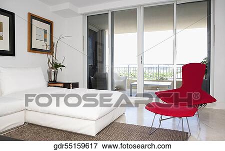 Interiors of a living room View Large Photo Image Stock Photo - Interiors of a living room. Fotosearch