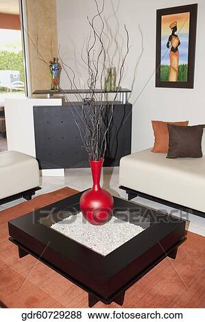 Interiors of a living room View Large Photo Image Stock Photo - Interiors of a living room. Fotosearch