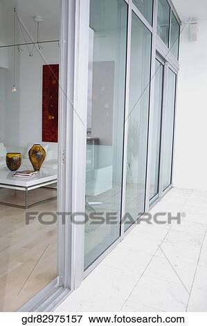 Interiors of a living room View Large Photo Image Stock Photo - Interiors of a living room. Fotosearch