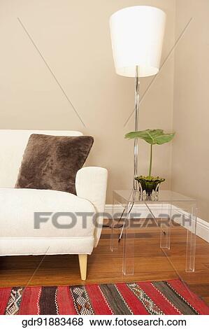 Stock Photo - Interiors of a living room. Fotosearch