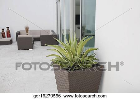 Stock Photograph - Interiors of a living room. Fotosearch
