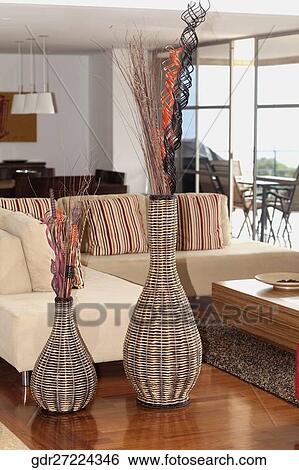 Stock Photograph - Interiors of a living room. Fotosearch