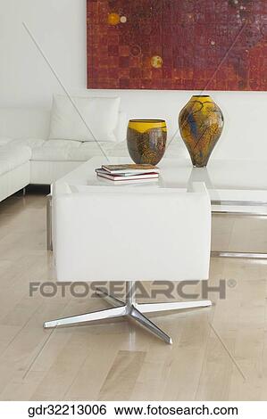Interiors of a living room View Large Photo Image Stock Photograph - Interiors of a living room. Fotosearch