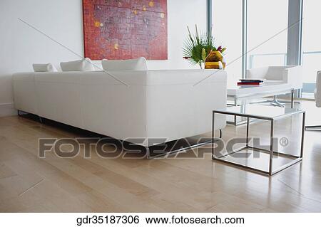 Interiors of a living room View Large Photo Image Stock Photograph - Interiors of a living room. Fotosearch