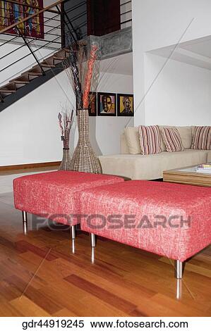 Interiors of a living room View Large Photo Image Stock Photography - Interiors of a living room. Fotosearch