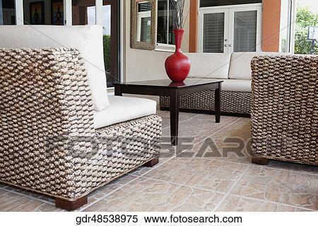 Stock Photography - Interiors of a living room. Fotosearch