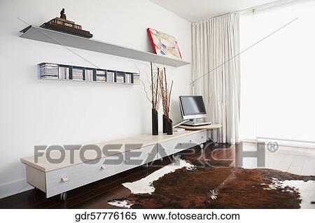 Interiors of a living room View Large Photo Image Stock Photography - Interiors of a living room. Fotosearch
