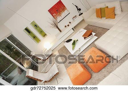 Stock Photography - Interiors of a living room. Fotosearch