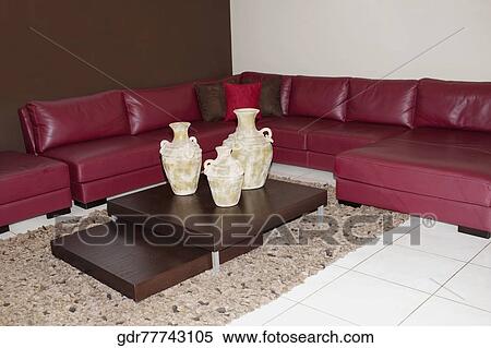 Interiors of a living room View Large Photo Image Stock Photography - Interiors of a living room. Fotosearch