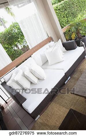 Interiors of a living room View Large Photo Image Stock Photography - Interiors of a living room. Fotosearch