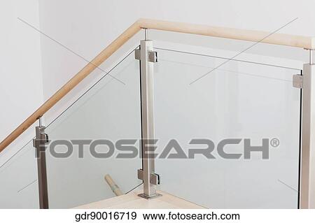 Railing in a house View Large Photo Image Stock Photo - Railing in a house. Fotosearch