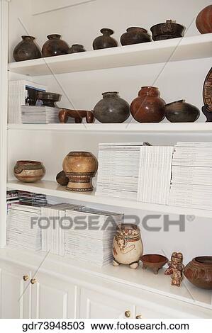 Showpieces on a shelf View Large Photo Image Stock Image - Showpieces on a shelf. Fotosearch