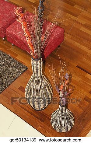 Vase in a living room View Large Photo Image Stock Photo - Vase in a living room. Fotosearch