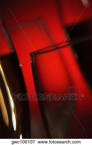 Stock Photo - Close-up of champagne in champagne flutes. Fotosearch