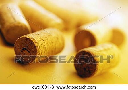 Close-up of corks View Large Photo Image Stock Photo - Close-up of corks. Fotosearch