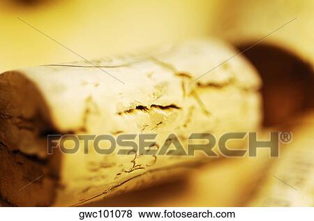 Close-up of a cork View Large Photo Image Stock Photo - Close-up of a cork. Fotosearch