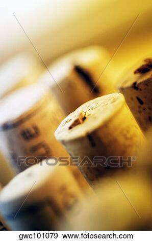 Stock Photo - Close-up of corks. Fotosearch
