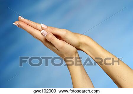Stock Photo - Close-up of a woman's hands. Fotosearch