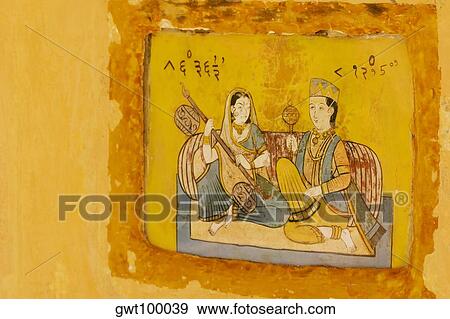 Close-up of a painting on the wall, Jantar Mantar, Jaipur, Rajasthan, India View Large Photo Image Stock Photo - Close-up of a painting on the wall, Jantar Mantar, Jaipur, Rajasthan, India. Fotosearch