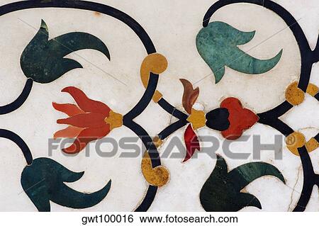 Close-up of marble inlay, Taj Mahal, Agra, Uttar Pradesh, India View Large Photo Image Stock Photograph - Close-up of marble inlay, Taj Mahal, Agra, Uttar Pradesh, India. Fotosearch