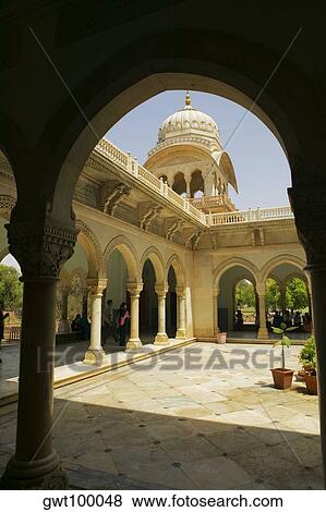 Columns in the courtyard of a museum, Government Central Museum, Jaipur, Rajasthan, India View Large Photo Image Stock Photo - Columns in the courtyard of a museum, Government Central Museum, Jaipur, Rajasthan, India. Fotosearch