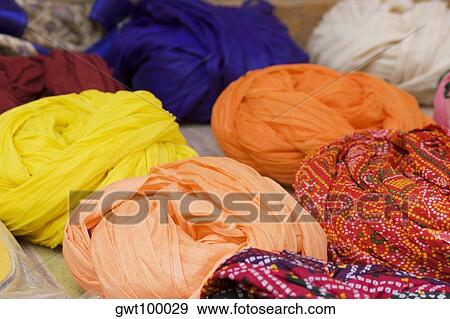High angle view of multi colored turbans, Jaisalmer, Rajasthan, India View Large Photo Image Stock Photo - High angle view of multi colored turbans, Jaisalmer, Rajasthan, India. Fotosearch