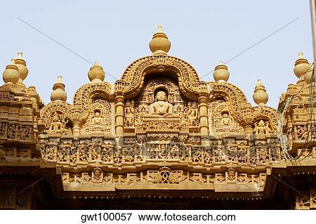 High section view of a temple, Jaisalmer, Rajasthan, India View Large Photo Image Stock Photo - High section view of a temple, Jaisalmer, Rajasthan, India. Fotosearch