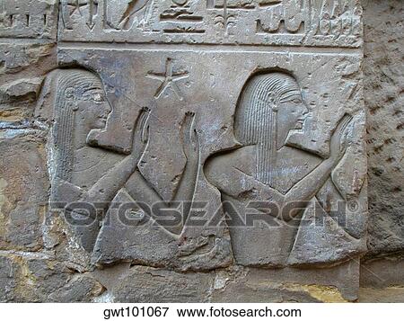 Carvings on the wall, Temple Of Luxor, Luxor, Egypt View Large Photo Image Stock Photo - Carvings on the wall, Temple Of Luxor, Luxor, Egypt. Fotosearch