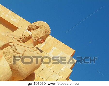 Low angle view of a statue, Egypt View Large Photo Image Stock Image - Low angle view of a statue, Egypt. Fotosearch