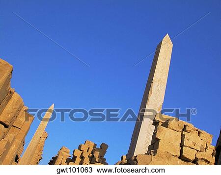 Low angle view of an obelisk, Temples Of Karnak, Luxor, Egypt View Large Photo Image Stock Image - Low angle view of an obelisk, Temples Of Karnak, Luxor, Egypt. Fotosearch