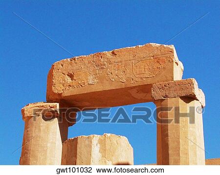 Low angle view of old ruin columns, Egypt View Large Photo Image Stock Image - Low angle view of old ruin columns, Egypt. Fotosearch