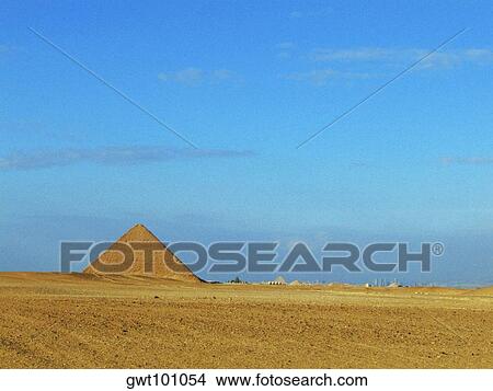 Pyramids in an arid landscape, Bent Pyramid, Dashur, Egypt View Large Photo Image Picture - Pyramids in an arid landscape, Bent Pyramid, Dashur, Egypt. Fotosearch