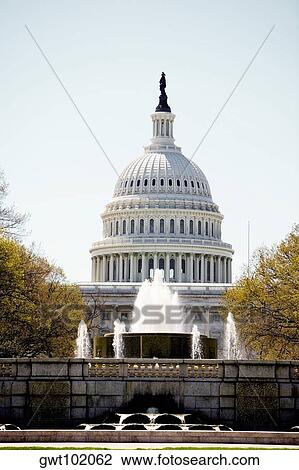 Fountain in front of the Capitol Building, Washington DC, USA View Large Photo Image Stock Image - Fountain in front of the Capitol Building, Washington DC, USA. Fotosearch
