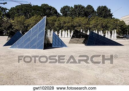 Stock Photo - Glass pyramids, Washington DC, USA. Fotosearch