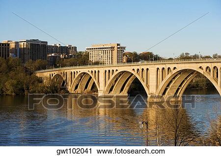 Key Bridge crossing the Potomac River, Washington DC, USA View Large Photo Image Stock Image - Key Bridge crossing the Potomac River, Washington DC, USA. Fotosearch